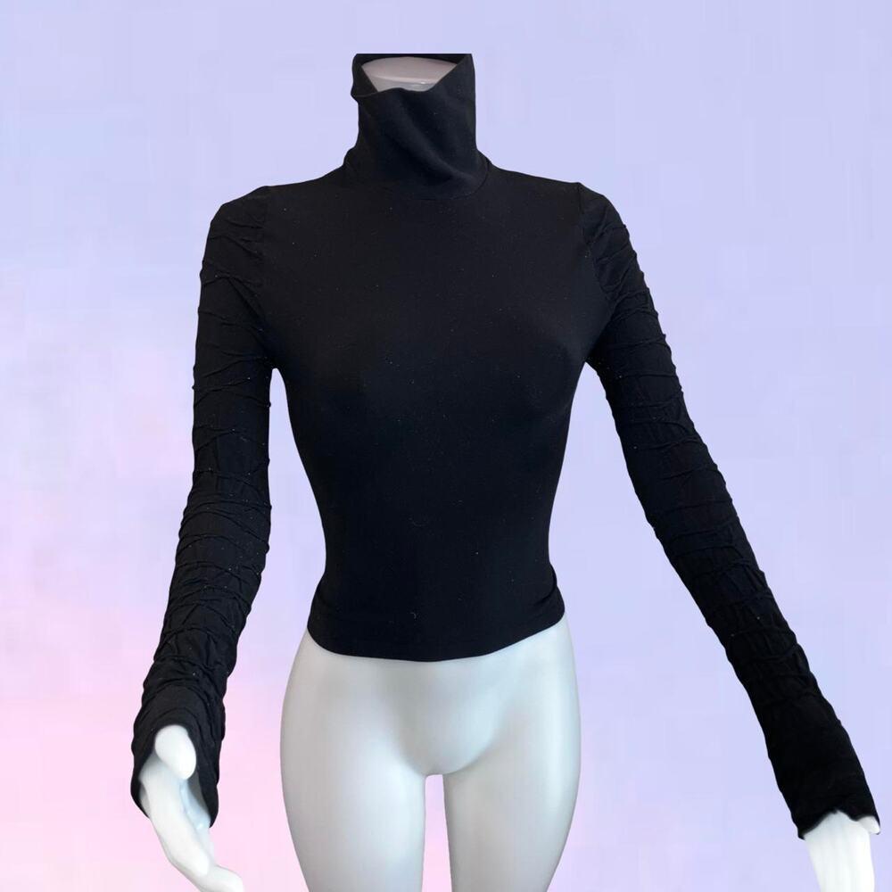 Vintage 90s y2k black turtleneck